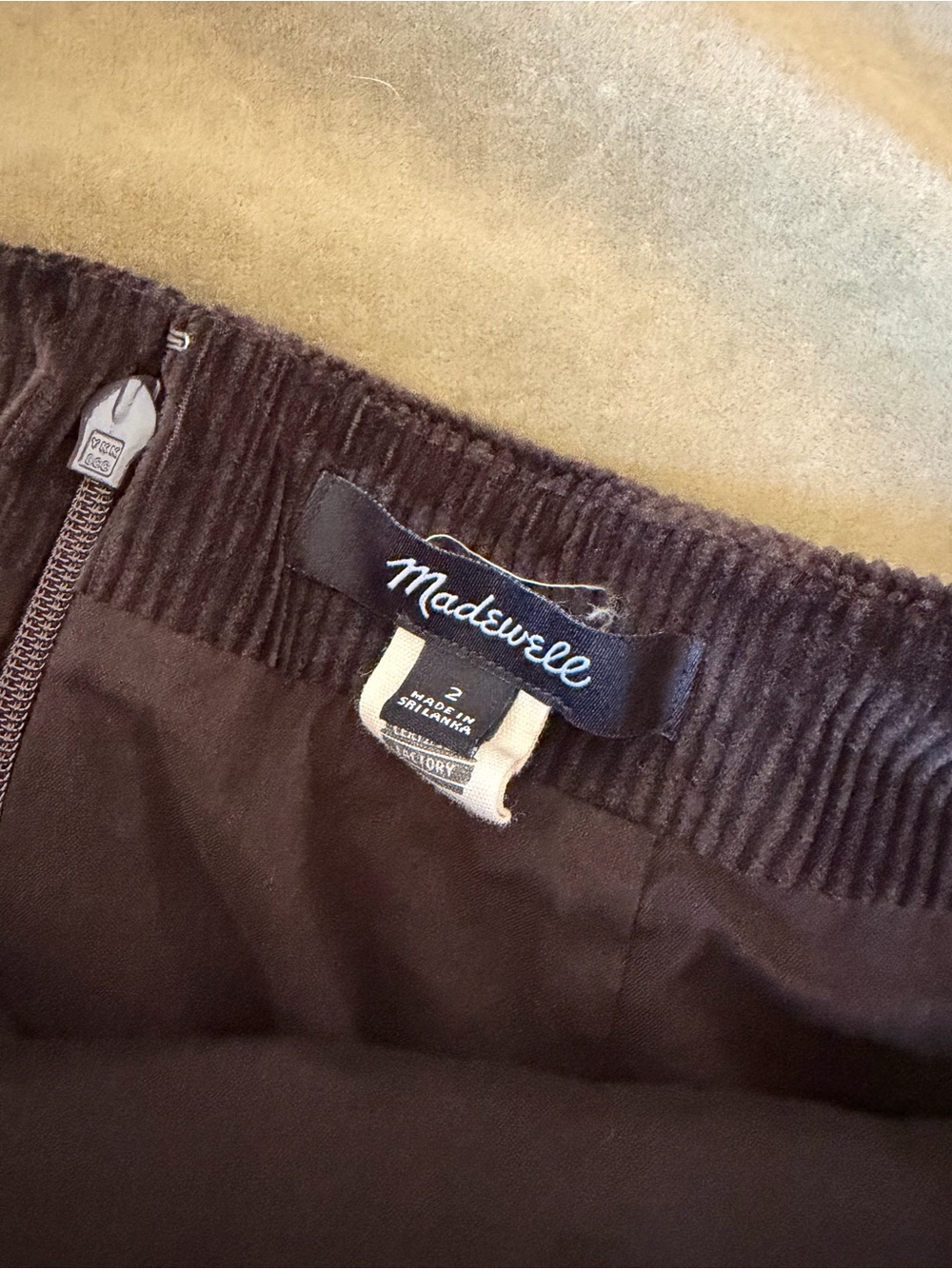 Madewell Corduroy Mini Skirt - Picture 9 of 9